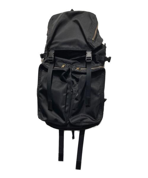 foot the coacher（フットザコーチャー）foot the coacher (フットザコーチャー) PORTER (ポーター) BACK PACK ブラックの古着・服飾アイテム