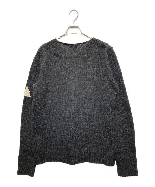 DRIES VAN NOTEN（ドリスヴァンノッテン）DRIES VAN NOTEN (ドリスヴァンノッテン) ライカ期 ニット チャコールグレー サイズ:Mの古着・服飾アイテム