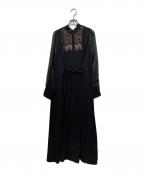 Ameriアメリ）の古着「2WAY SCOOP OUT LACE DRESS」｜ブラック