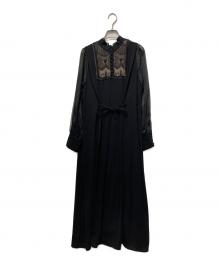 Ameri（アメリ）の古着「2WAY SCOOP OUT LACE DRESS」｜ブラック