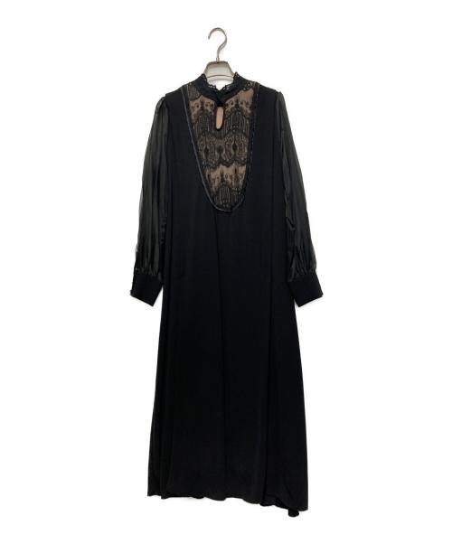 Ameri（アメリ）AMERI (アメリ) 2WAY SCOOP OUT LACE DRESS ブラック サイズ:Sの古着・服飾アイテム
