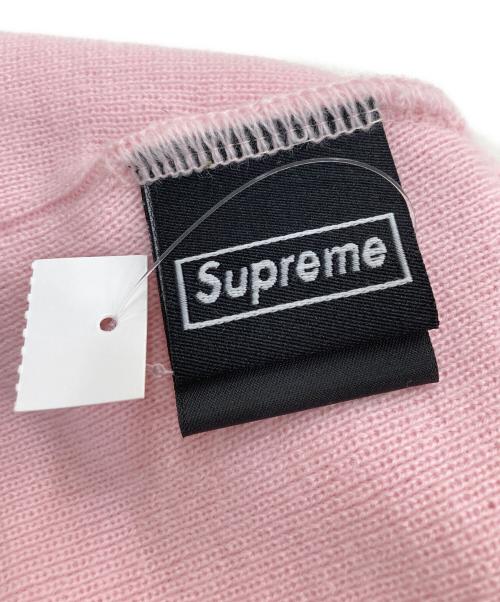 SUPREME（シュプリーム）Supreme (シュプリーム) New Era (ニューエラ) Monogram Beanie ピンクの古着・服飾アイテム