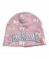 Supreme（シュプリーム）の古着「Monogram Beanie」｜ピンク