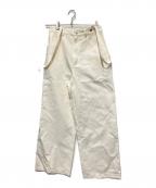 MANOFマノフ）の古着「25AW 2WAY SUSPENDER PANTS」｜ホワイト