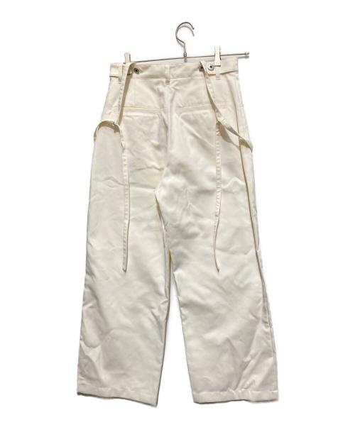 MANOF（マノフ）MANOF (マノフ) 25AW 2WAY SUSPENDER PANTS ホワイト サイズ:Mの古着・服飾アイテム