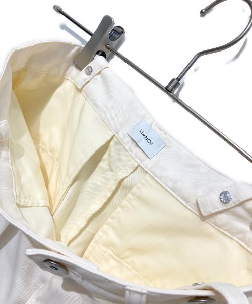 MANOF（マノフ）MANOF (マノフ) 25AW 2WAY SUSPENDER PANTS ホワイト サイズ:Mの古着・服飾アイテム