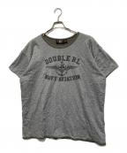 RRLダブルアールエル）の古着「NAVY AVIATION Tシャツ」｜グレー