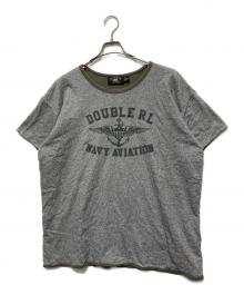 RRL（ダブルアールエル）の古着「NAVY AVIATION Tシャツ」｜グレー