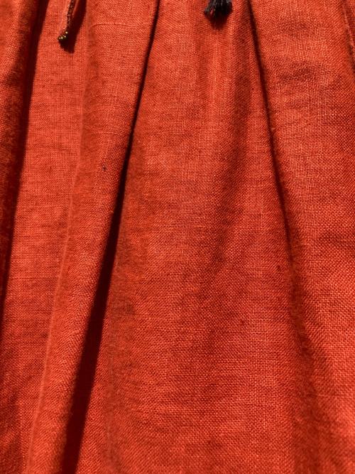 Pal'las Palace（パラスパレス）Pal'las Palace (パラスパレス) リネンスカート オレンジの古着・服飾アイテム