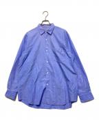 COMOLIコモリ）の古着「レギュラーカラーシャツ」｜ブルー