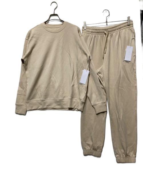 BOODY（ブーディ）BOODY (ブーディ) クルーネックスウェットセットアップ ベージュ サイズ:Sの古着・服飾アイテム