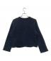 MACPHEE (マカフィー) モスライクステッチ クルーネックジャケット ネイビー サイズ:S：12000円