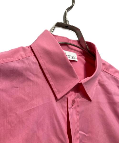 RED VALENTINO（レッドヴァレンティノ）RED VALENTINO (レッドヴァレンティノ) 5分袖ショートシャツブラウス ピンク サイズ:38の古着・服飾アイテム