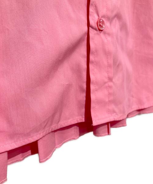 RED VALENTINO（レッドヴァレンティノ）RED VALENTINO (レッドヴァレンティノ) 5分袖ショートシャツブラウス ピンク サイズ:38の古着・服飾アイテム