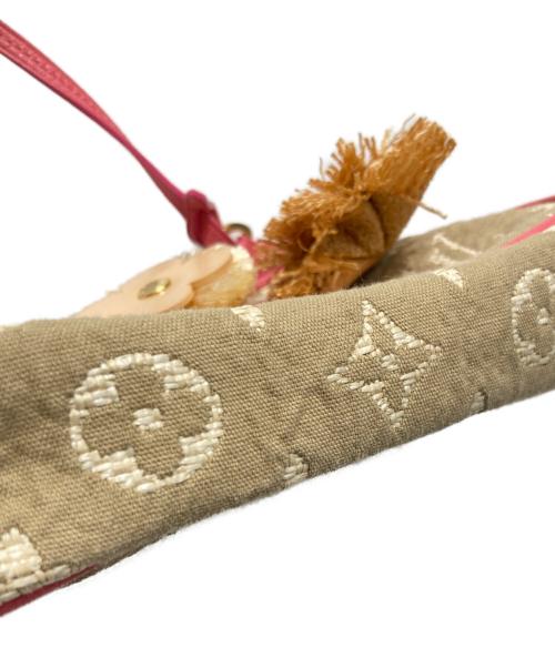LOUIS VUITTON（ルイ ヴィトン）LOUIS VUITTON (ルイ ヴィトン) モノグラム・サビア ポシェット・アクセソワール ベージュ×ピンクの古着・服飾アイテム