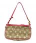 LOUIS VUITTON (ルイ ヴィトン) モノグラム・サビア ポシェット・アクセソワール ベージュ×ピンク：120000円