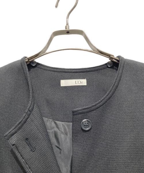 L'Or（ロル）L'Or (ロル) コート ブラック サイズ:FREEの古着・服飾アイテム