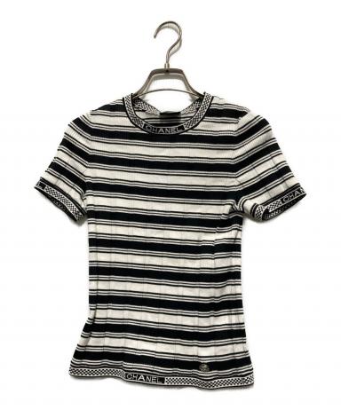 中古・古着通販】CHANEL (シャネル) P74 ココマークプレート ボーダー