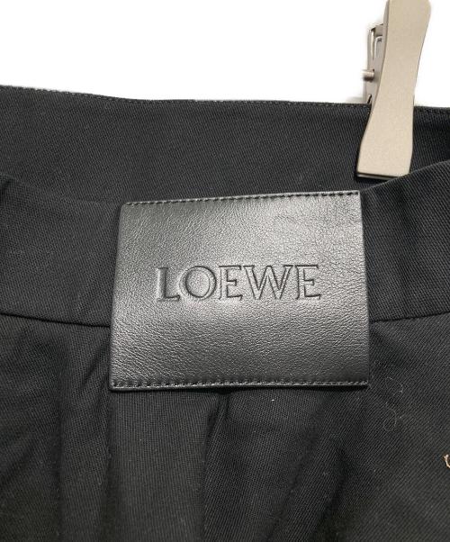 LOEWE（ロエベ）LOEWE (ロエベ) ティアードミニスカート ブラック サイズ:Sの古着・服飾アイテム