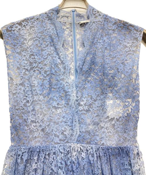 Christian Dior（クリスチャン ディオール）Christian Dior (クリスチャン ディオール) レースワンピース ブルー サイズ:Sの古着・服飾アイテム