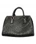 TORY BURCH (トリーバーチ) 編み込み2WAYバッグ ブラック：6000円