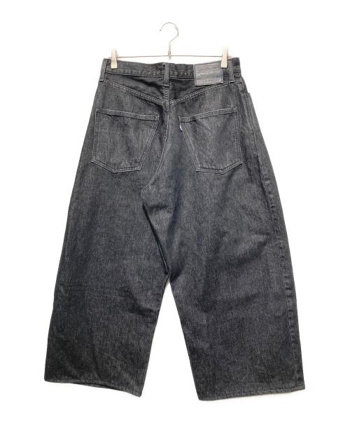 LEVI'S（リーバイス）LEVI'S (リーバイス) ワイドプリーツデニムパンツ ブラック サイズ:W30L27の古着・服飾アイテム
