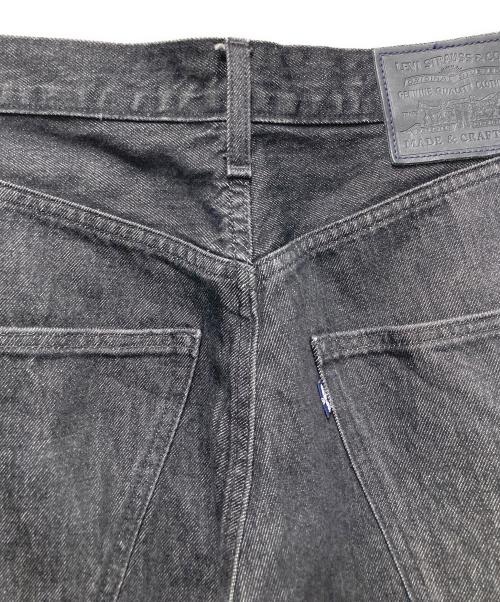 LEVI'S（リーバイス）LEVI'S (リーバイス) ワイドプリーツデニムパンツ ブラック サイズ:W30L27の古着・服飾アイテム