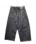 LEVI'S (リーバイス) ワイドプリーツデニムパンツ ブラック サイズ:W30L27：9000円