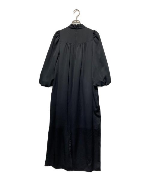 Demi-Luxe Beams（デミルクス ビームス）Demi-Luxe BEAMS (デミルクス ビームス) ギャザーボリューム ワンピース ブラック サイズ:38の古着・服飾アイテム