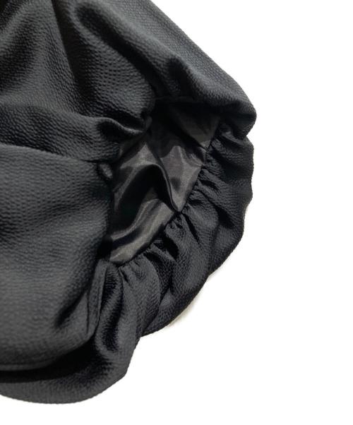 Demi-Luxe Beams（デミルクス ビームス）Demi-Luxe BEAMS (デミルクス ビームス) ギャザーボリューム ワンピース ブラック サイズ:38の古着・服飾アイテム