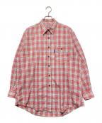 NIGEL CABOURNナイジェルケーボン）の古着「チェックシャツ」｜レッド