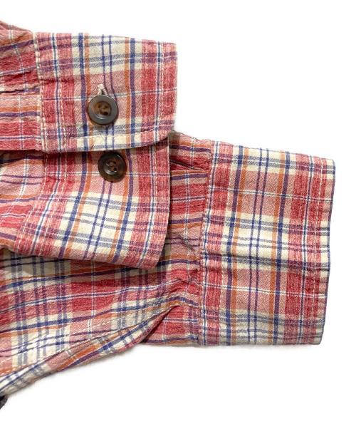 NIGEL CABOURN（ナイジェルケーボン）NIGEL CABOURN (ナイジェルケーボン) チェックシャツ レッド サイズ:2の古着・服飾アイテム