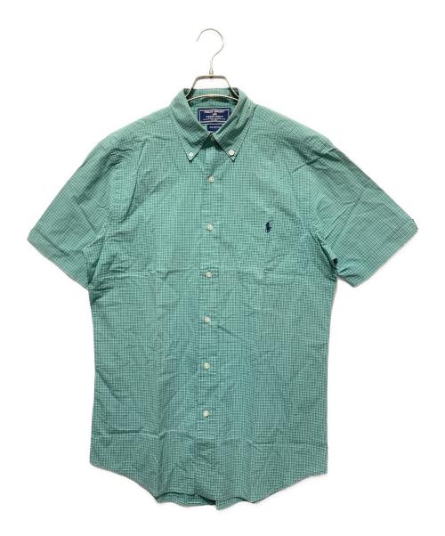 POLO SPORT（ポロスポーツ）POLO SPORT (ポロスポーツ) 90’S 半袖チェックシャツ グリーン サイズ:Mの古着・服飾アイテム