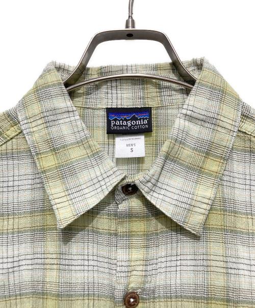 Patagonia（パタゴニア）Patagonia (パタゴニア) A/C ヤーンダイ シャツ グリーン サイズ:Sの古着・服飾アイテム