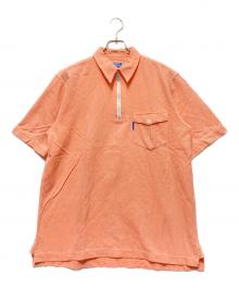 NIGEL CABOURN（ナイジェルケーボン）の古着「ハーフジップシャツ」｜オレンジ