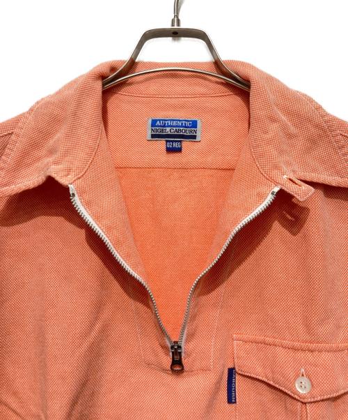 NIGEL CABOURN（ナイジェルケーボン）NIGEL CABOURN (ナイジェルケーボン) ハーフジップシャツ オレンジ サイズ:2の古着・服飾アイテム