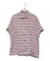 NIGEL CABOURN（ナイジェルケーボン）の古着「レーヨン混半袖チェックシャツ」｜レッド