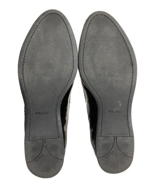 PRADA（プラダ）PRADA (プラダ) ローファー ブラック サイズ:23.5の古着・服飾アイテム