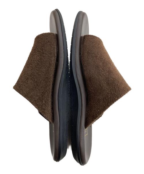 ISLAND SLIPPER（アイランドスリッパ）ISLAND SLIPPER (アイランドスリッパ) スエード シャワーサンダル ブラウン サイズ:10の古着・服飾アイテム