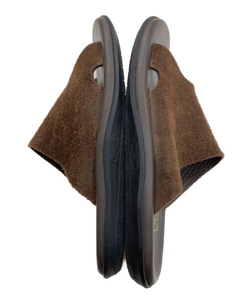 ISLAND SLIPPER（アイランドスリッパ）ISLAND SLIPPER (アイランドスリッパ) スエード シャワーサンダル ブラウン サイズ:10の古着・服飾アイテム