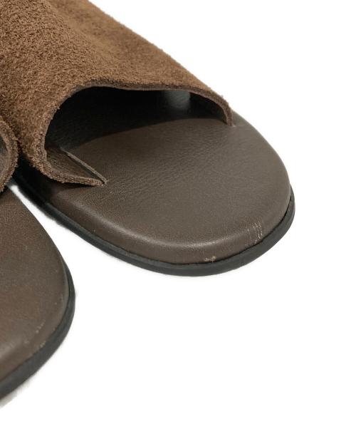 ISLAND SLIPPER（アイランドスリッパ）ISLAND SLIPPER (アイランドスリッパ) スエード シャワーサンダル ブラウン サイズ:10の古着・服飾アイテム