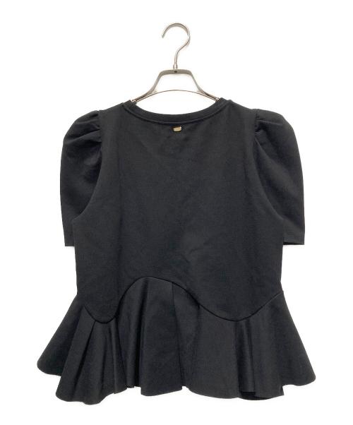 CELFORD（セルフォード）CELFORD (セルフォード) 25ss アシンメトリーソフトポンチトップス ブラック サイズ:1の古着・服飾アイテム