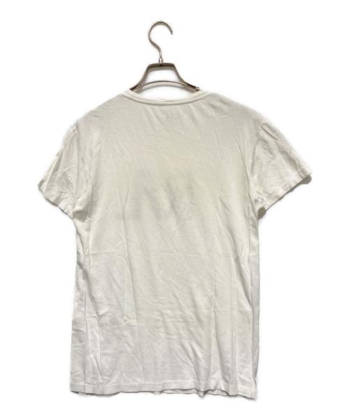 RRL（ダブルアールエル）RRL (ダブルアールエル) ロゴプリントカットソー/ロゴTシャツ ホワイト サイズ:Sの古着・服飾アイテム
