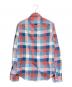 RRL (ダブルアールエル) チェックウエスタンシャツ レッド×ブルー サイズ:XS：12000円