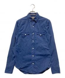 RRL（ダブルアールエル）の古着「ウエスタンシャツ」｜ネイビー