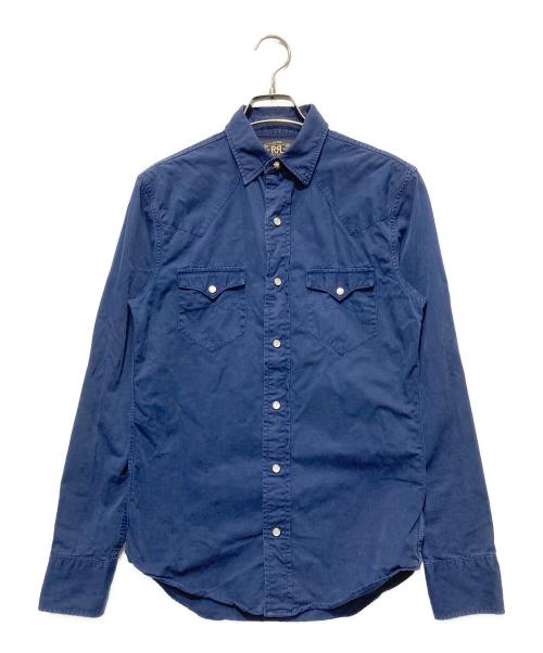 RRL（ダブルアールエル）RRL (ダブルアールエル) ウエスタンシャツ ネイビー サイズ:XSの古着・服飾アイテム
