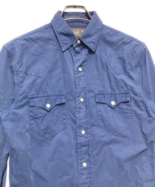 RRL（ダブルアールエル）RRL (ダブルアールエル) ウエスタンシャツ ネイビー サイズ:XSの古着・服飾アイテム