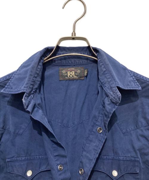 RRL（ダブルアールエル）RRL (ダブルアールエル) ウエスタンシャツ ネイビー サイズ:XSの古着・服飾アイテム