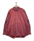 POLO RALPH LAURENポロ・ラルフローレン）の古着「BLAKEボタンダウンシャツ」｜レッド