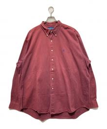 POLO RALPH LAUREN（ポロ・ラルフローレン）の古着「BLAKEボタンダウンシャツ」｜レッド